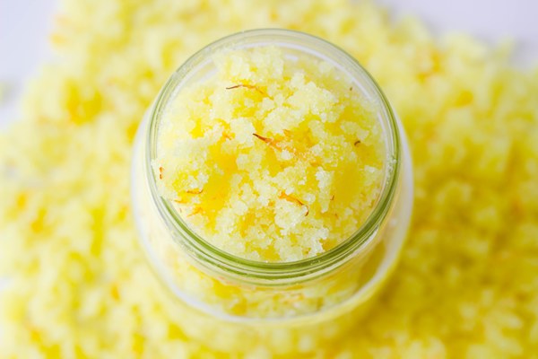Lemon Coconut Oil Sugar Scrub Secret Recipe